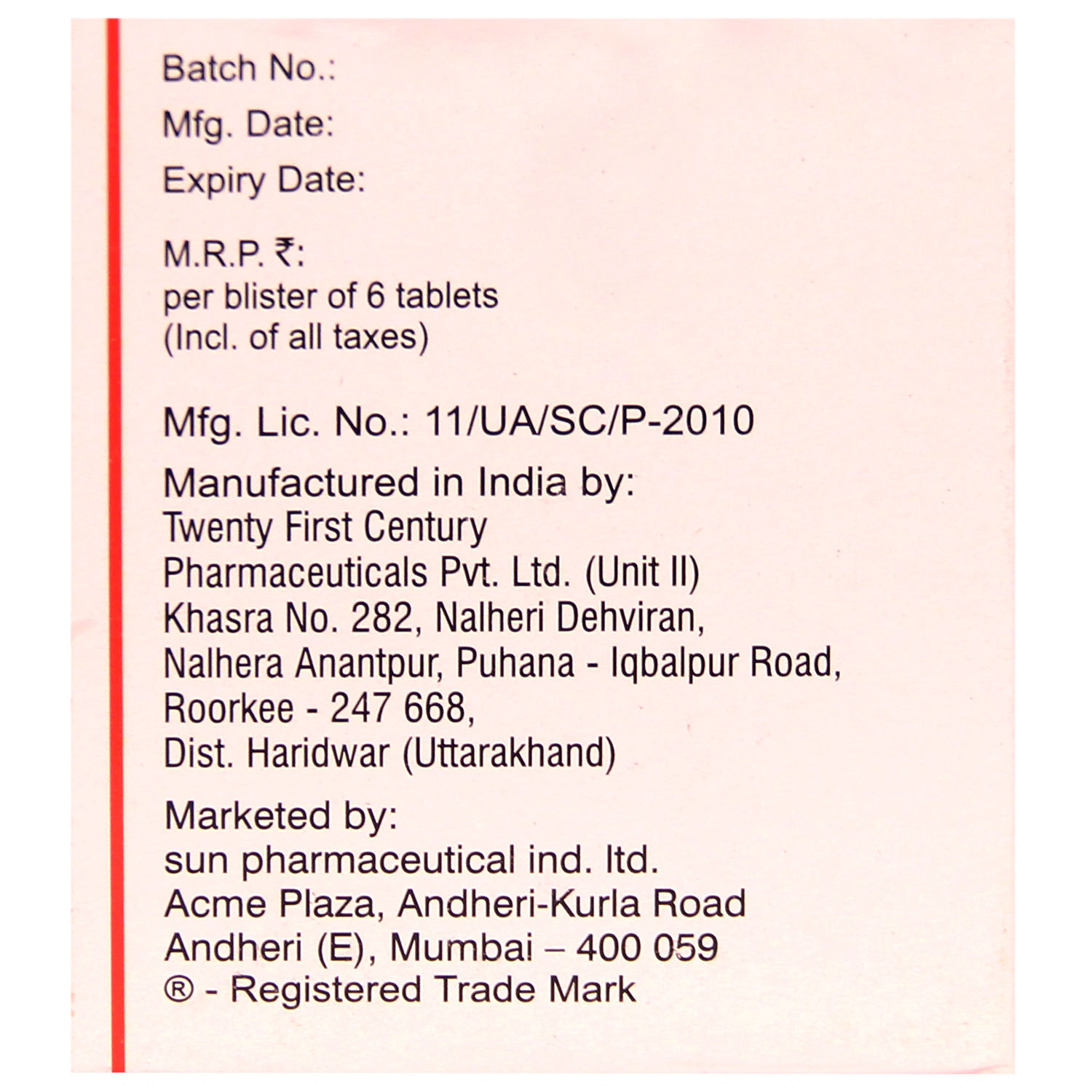 Ceroxim XP 625 mg Tablet 6's, Pack of 6 TabletS Ceroxim XP 625 mg Tablet 6's, Pack of 6 TabletS