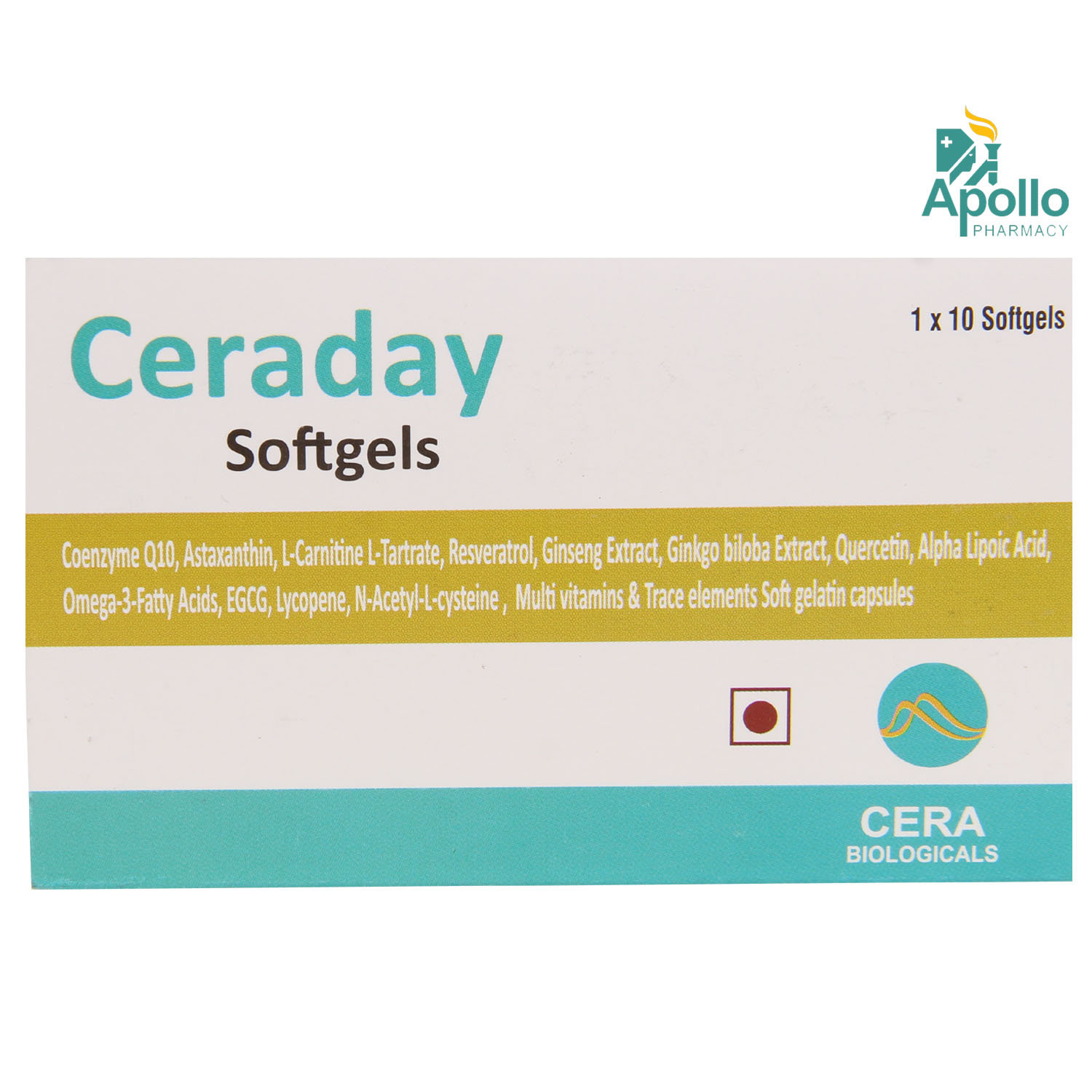 Ceraday Capsule 10's, Pack of 10 Ceraday Capsule 10's, Pack of 10