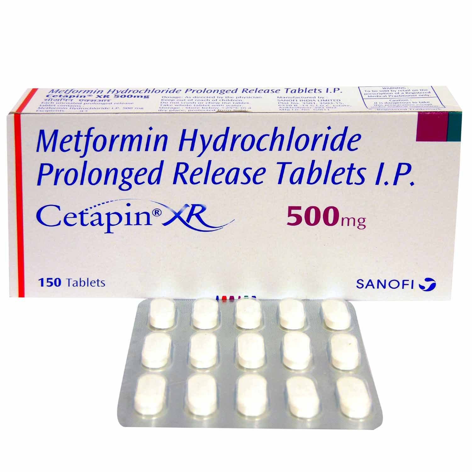 Cetapin XR 500 mg Tablet 15's, Pack of 15 TABLETS Cetapin XR 500 mg Tablet 15's, Pack of 15 TABLETS