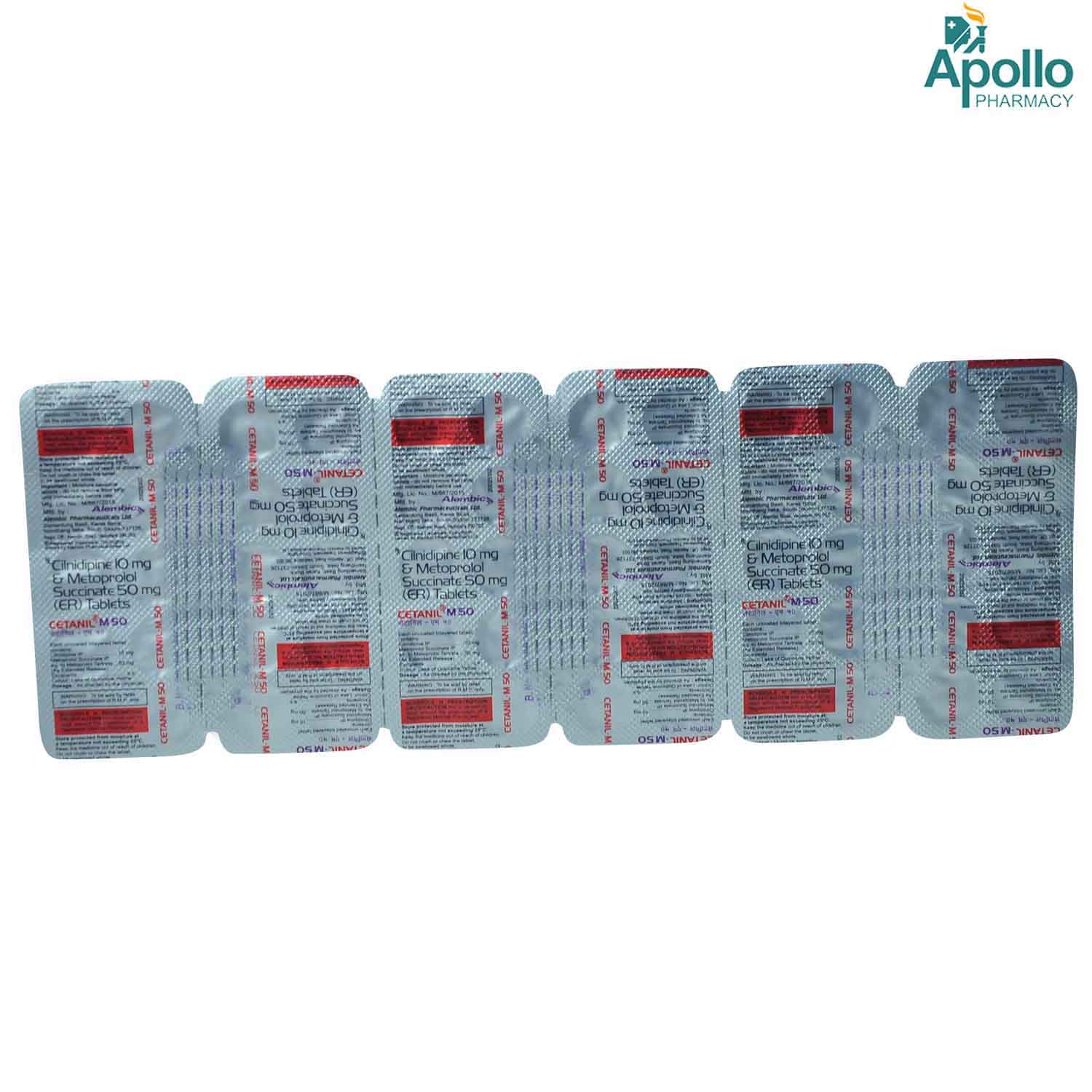 Cetanil-M 50 Tablet 10's, Pack of 10 TABLETS Cetanil-M 50 Tablet 10's, Pack of 10 TABLETS