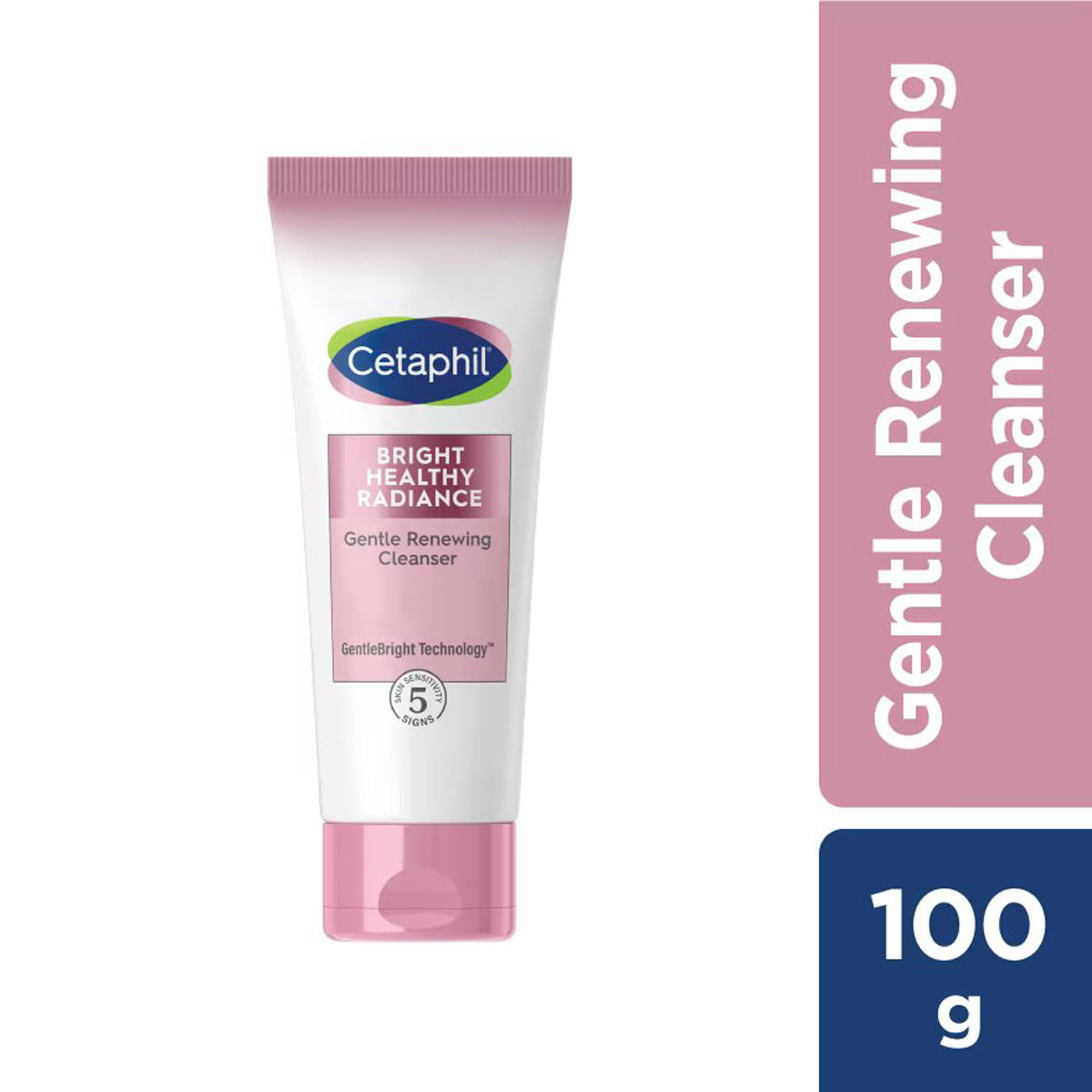 Cetaphil Bright Healthy Radiance Gentle Renewing Cleanser 100 gm | With Gentle Bright Technology, Vitamin E & Jojoba Beads| Brightening, Gentle Exfoliation and Anti-Pollution, Pack of 1 Cetaphil Bright Healthy Radiance Gentle Renewing Cleanser 100 gm | With Gentle Bright Technology, Vitamin E & Jojoba Beads| Brightening, Gentle Exfoliation and Anti-Pollution, Pack of 1