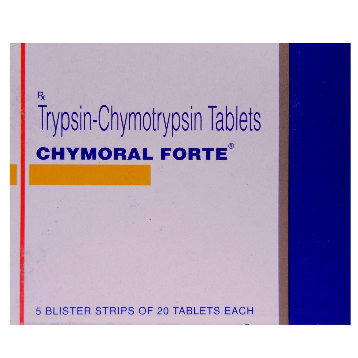 Chymoral Forte Tablet 20's, Pack of 20 TABLETS Chymoral Forte Tablet 20's, Pack of 20 TABLETS