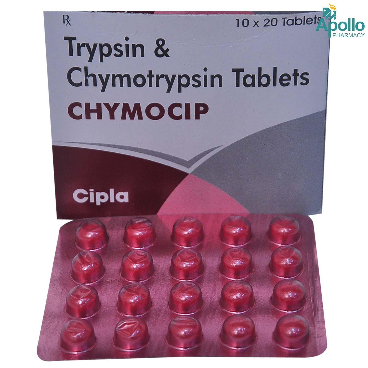 Chymocip Tablet 20's, Pack of 20 TabletS Chymocip Tablet 20's, Pack of 20 TabletS