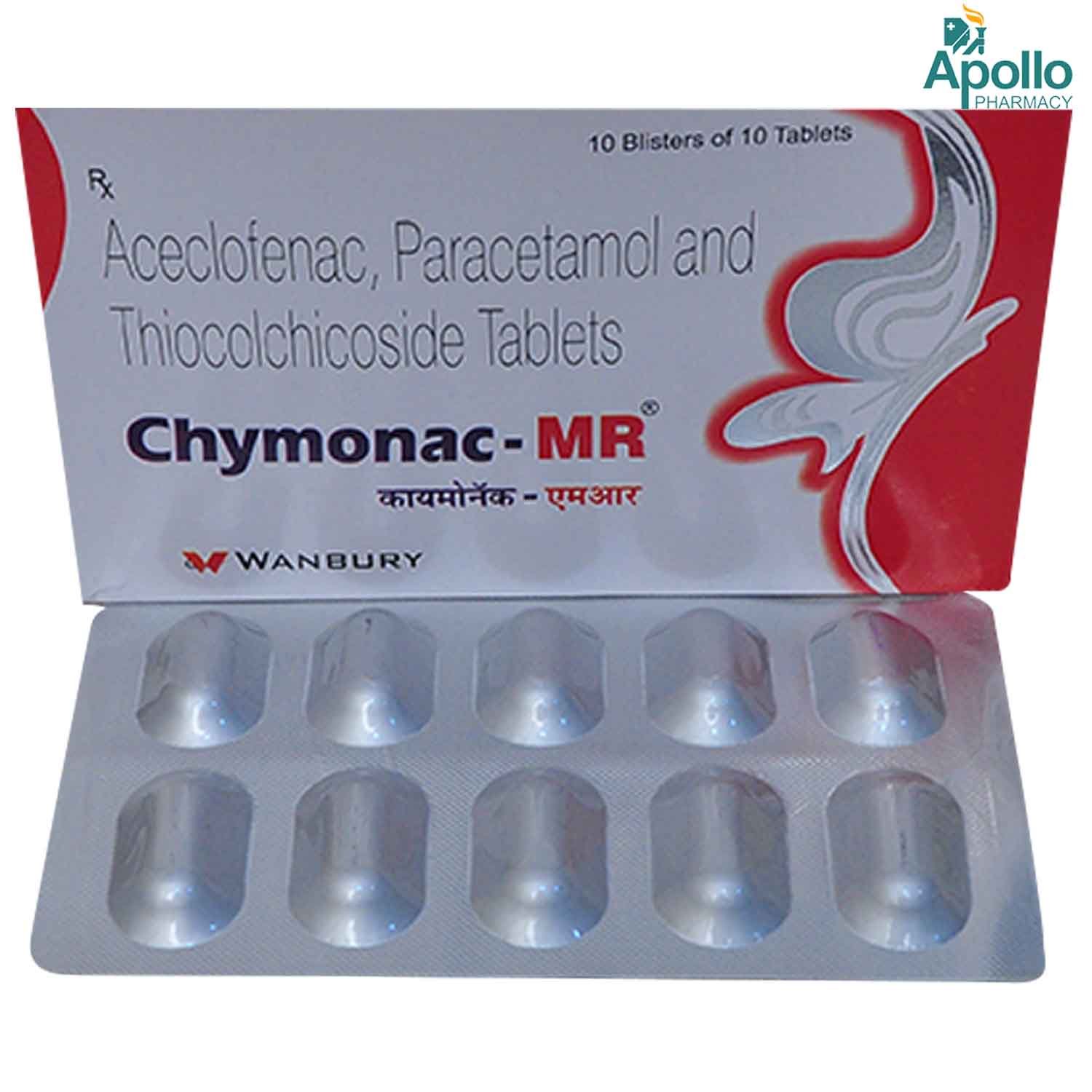 Chymonac-MR Tablet 10's, Pack of 10 Chymonac-MR Tablet 10's, Pack of 10