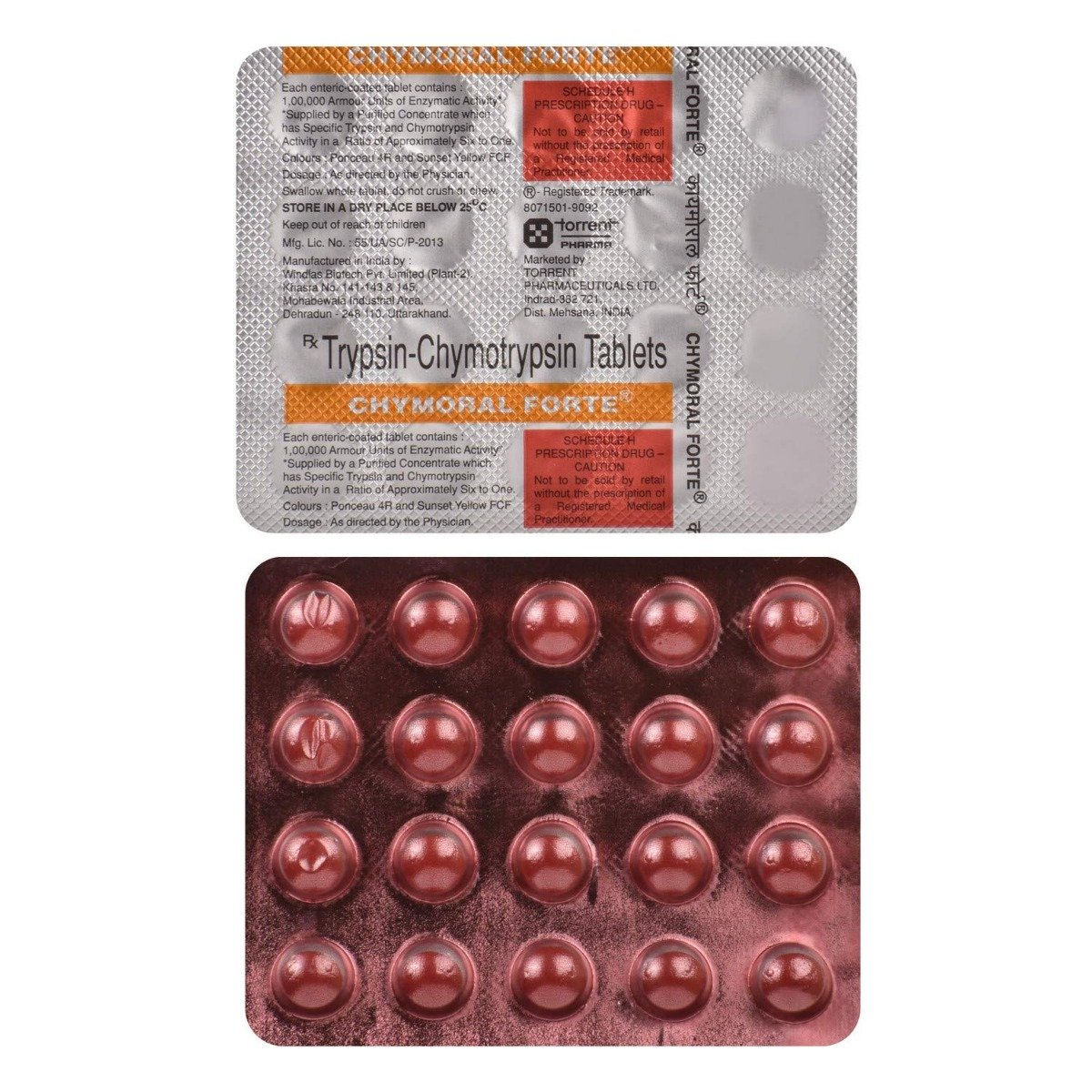 Chymoral Forte Tablet 20's, Pack of 20 TABLETS Chymoral Forte Tablet 20's, Pack of 20 TABLETS