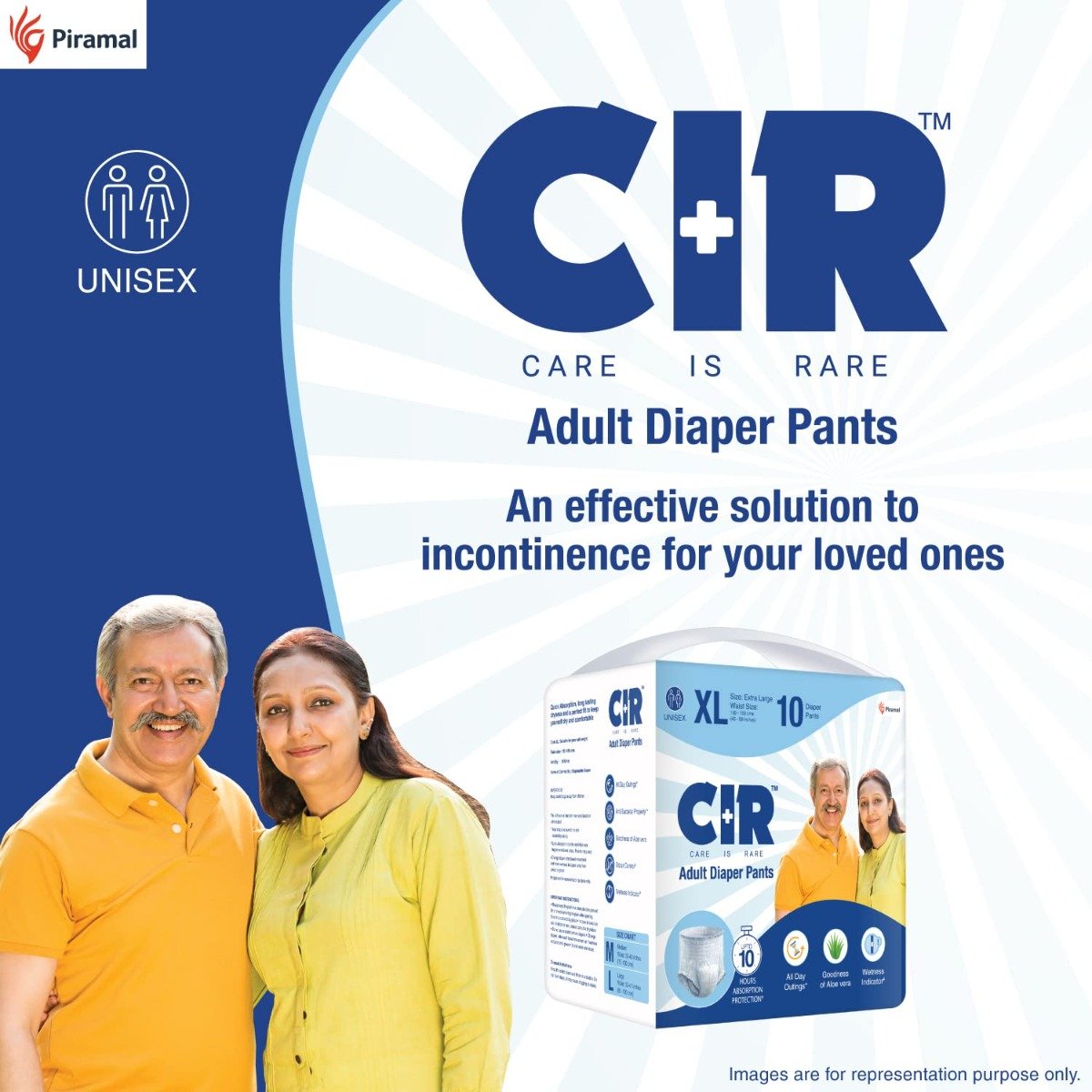 CIR Adult Diaper Pants XL, 10 Count, Pack of 1 CIR Adult Diaper Pants XL, 10 Count, Pack of 1