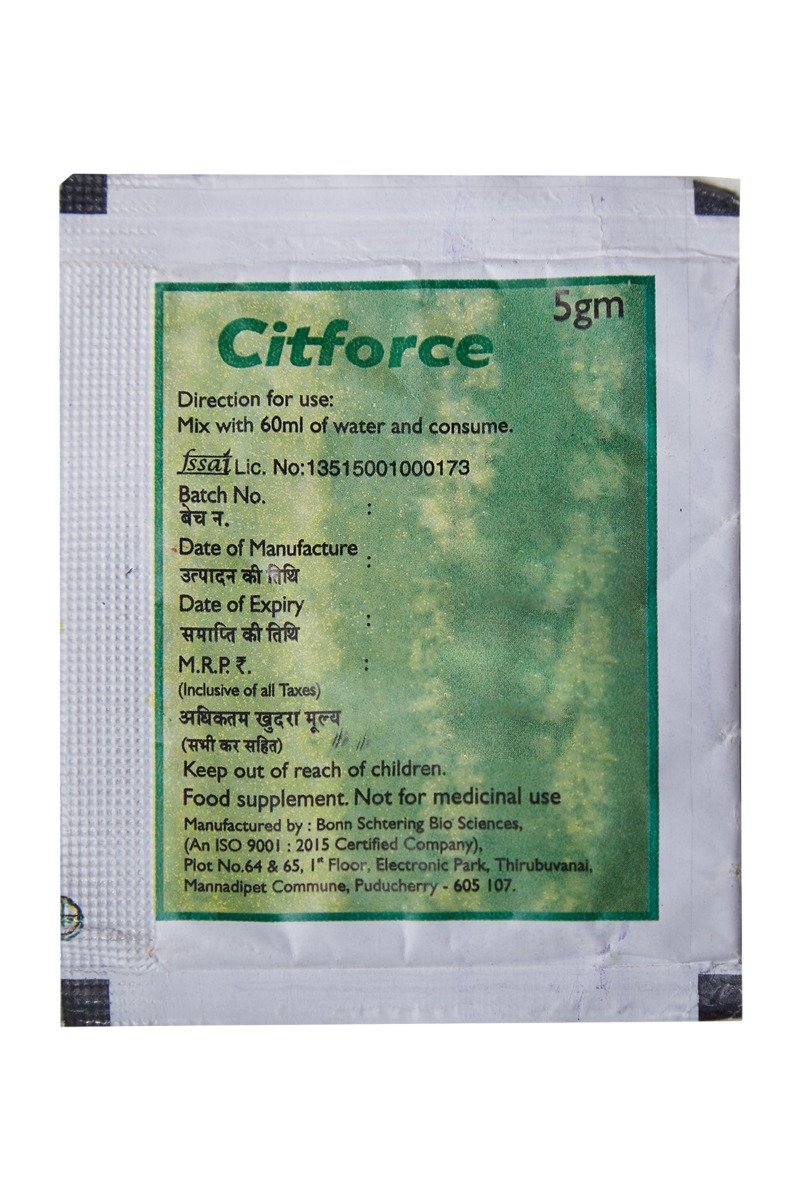 Citforce Sachet 5 gm, Pack of 1 Citforce Sachet 5 gm, Pack of 1