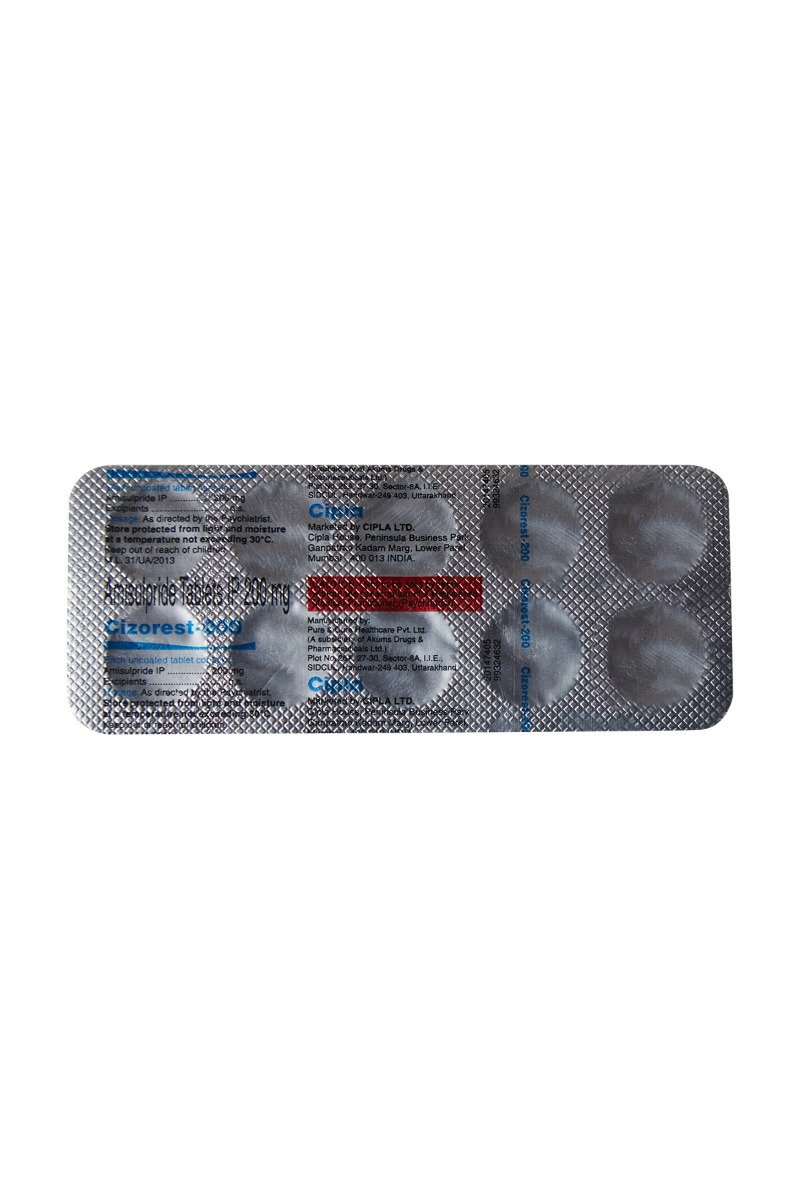 Cizorest 200 Tablet 10's, Pack of 10 TABLETS Cizorest 200 Tablet 10's, Pack of 10 TABLETS