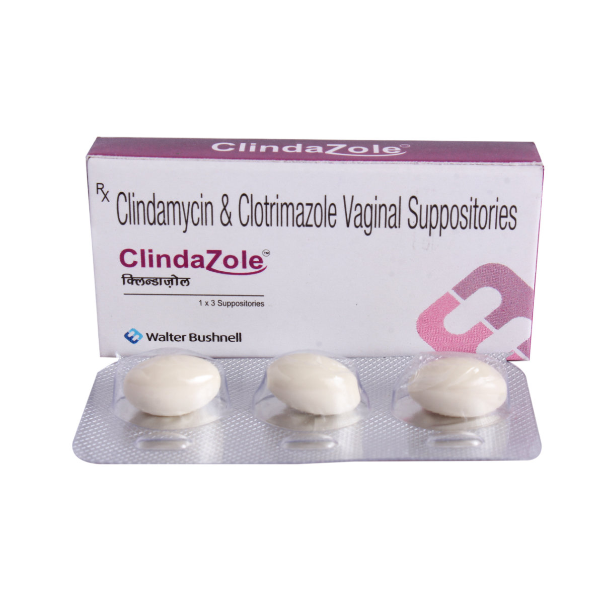Clindazole Vaginal Suppositories 3's, Pack of 3 SUPPOSITORYS Clindazole Vaginal Suppositories 3's, Pack of 3 SUPPOSITORYS