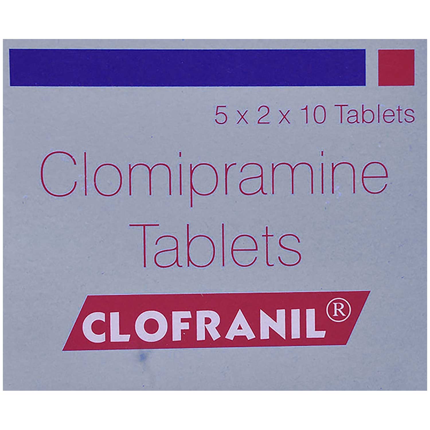 Clofranil 25 Tablet 10's, Pack of 10 TABLETS Clofranil 25 Tablet 10's, Pack of 10 TABLETS