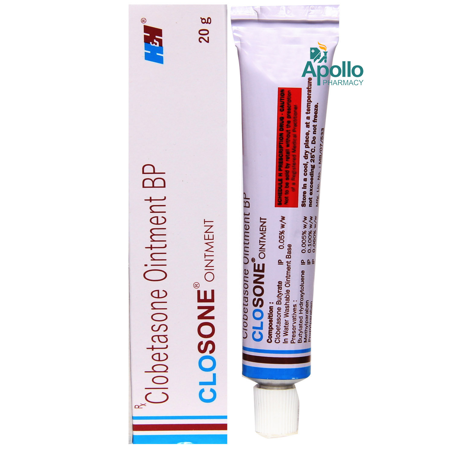 Closone Ontment 20 gm, Pack of 1 OINTMENT Closone Ontment 20 gm, Pack of 1 OINTMENT