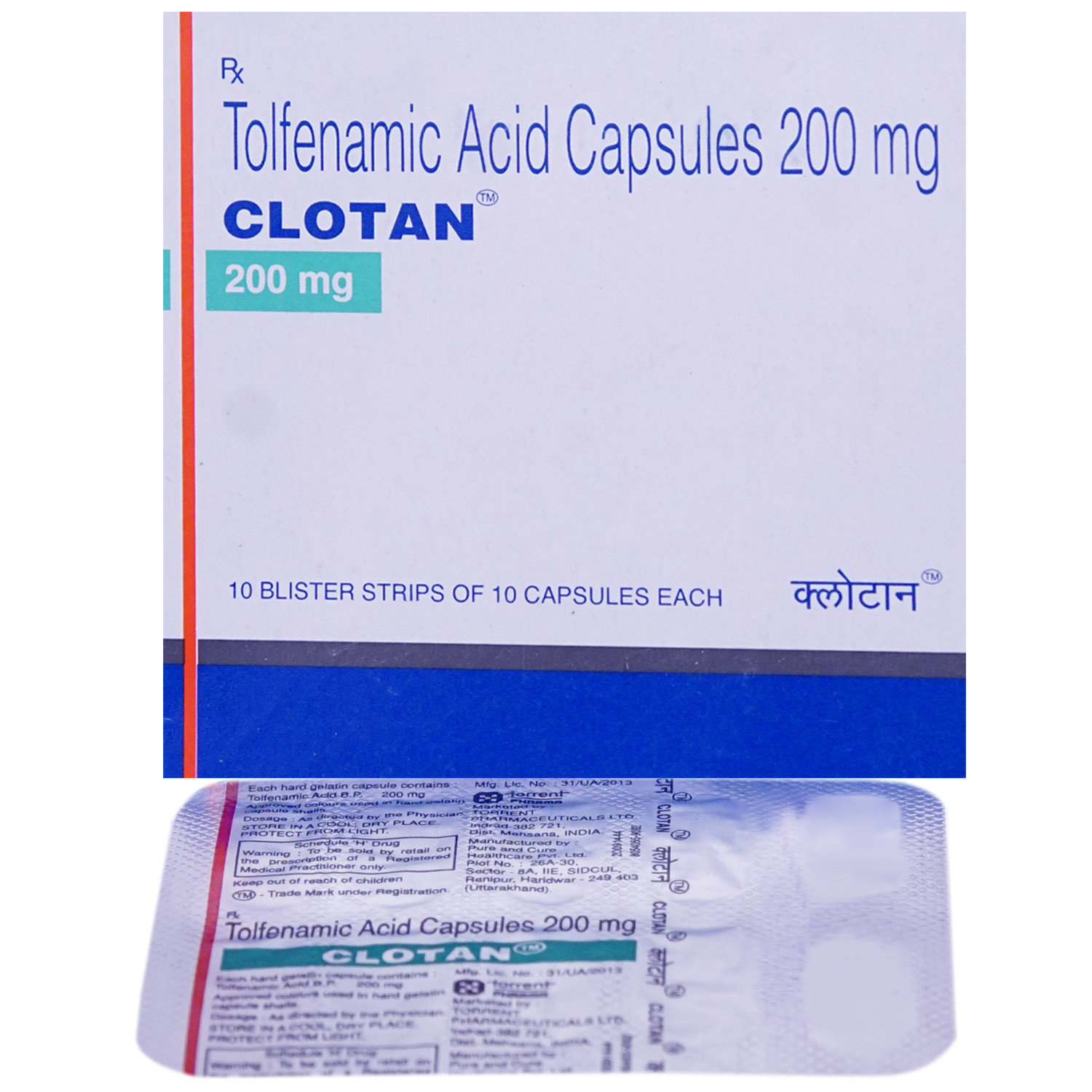 Clotan 200 mg Capsule 10's, Pack of 10 CAPSULES Clotan 200 mg Capsule 10's, Pack of 10 CAPSULES