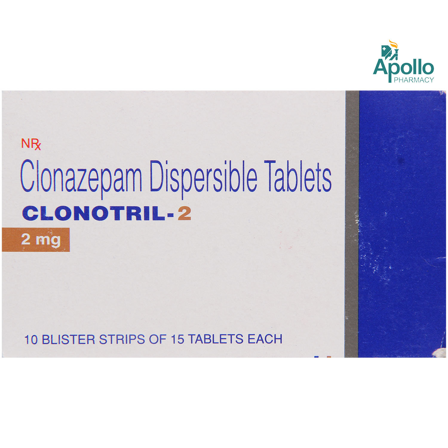 Clonotril 2 mg Tablet 10's, Pack of 10 TabletS Clonotril 2 mg Tablet 10's, Pack of 10 TabletS