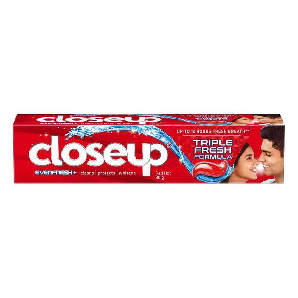 Closeup Everfresh+ Red Hot Gel Toothpaste, 80 gm, Pack of 1 Closeup Everfresh+ Red Hot Gel Toothpaste, 80 gm, Pack of 1