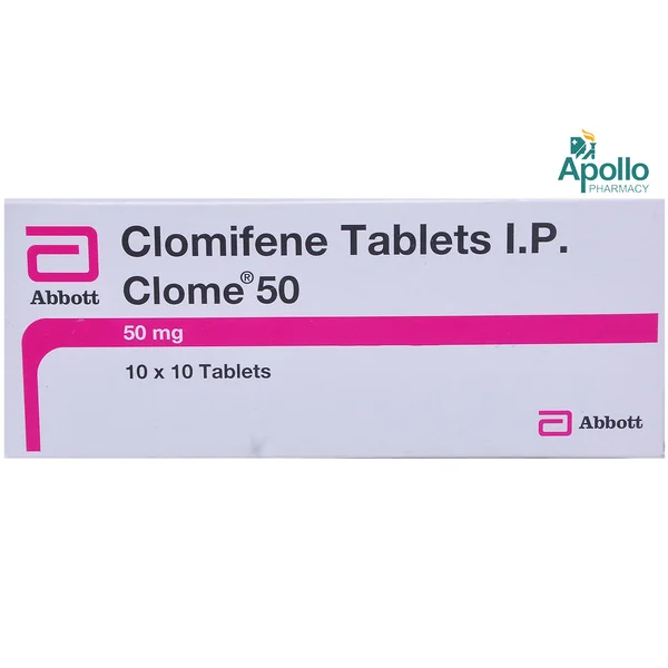 Clome 50 Tablet 10's, Pack of 10 TABLETS
