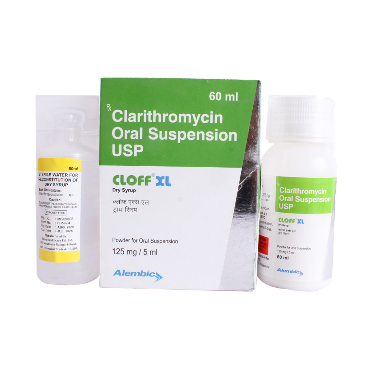 Cloff Xl 125mg/5ml Suspension 60ml, Pack of 1 Liquid Cloff Xl 125mg/5ml Suspension 60ml, Pack of 1 Liquid