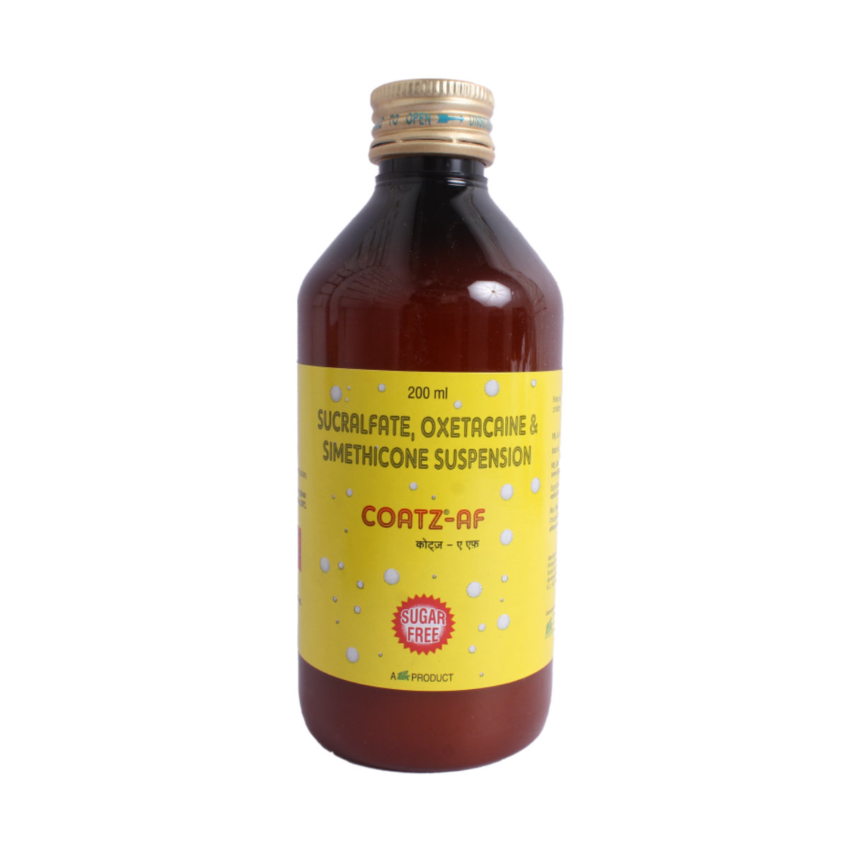 Coatz-AF Sugar Free Suspension 200 ml, Pack of 1 Coatz-AF Sugar Free Suspension 200 ml, Pack of 1