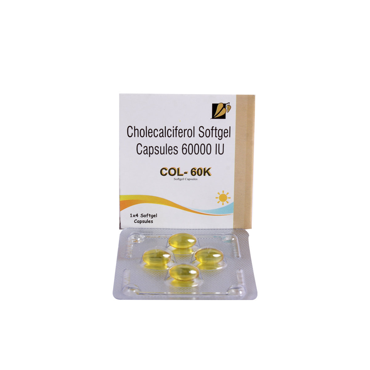 Col 60K Capsule 4's, Pack of 4 Col 60K Capsule 4's, Pack of 4