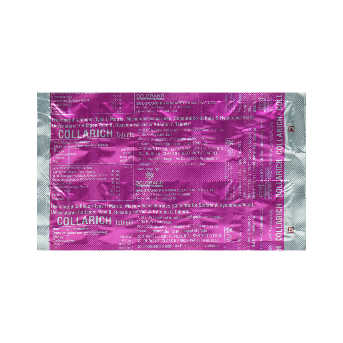 Collarich Tablet 10's, Pack of 10 Collarich Tablet 10's, Pack of 10