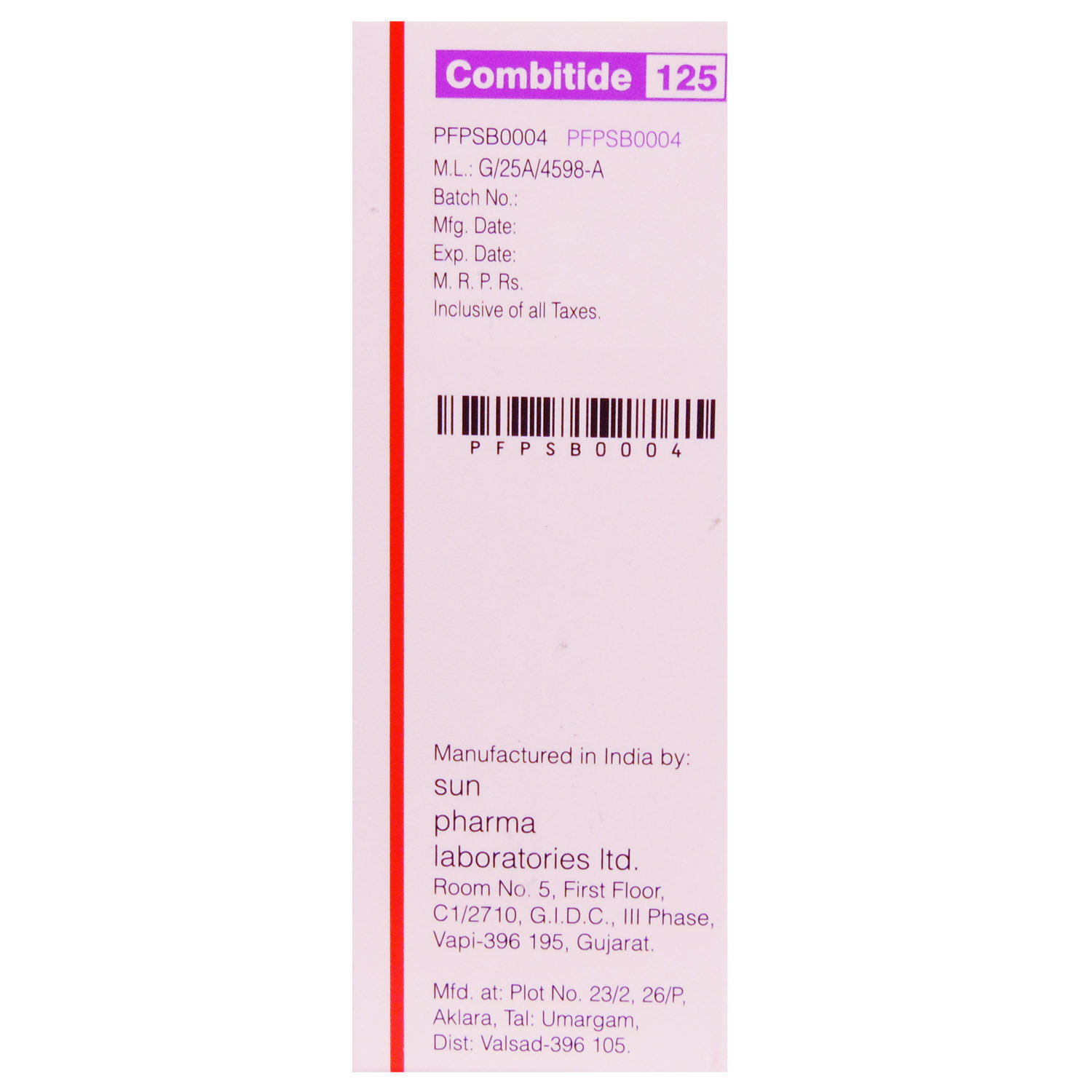 Combitide 125 Inhaler 120 mdi, Pack of 1 Combitide 125 Inhaler 120 mdi, Pack of 1