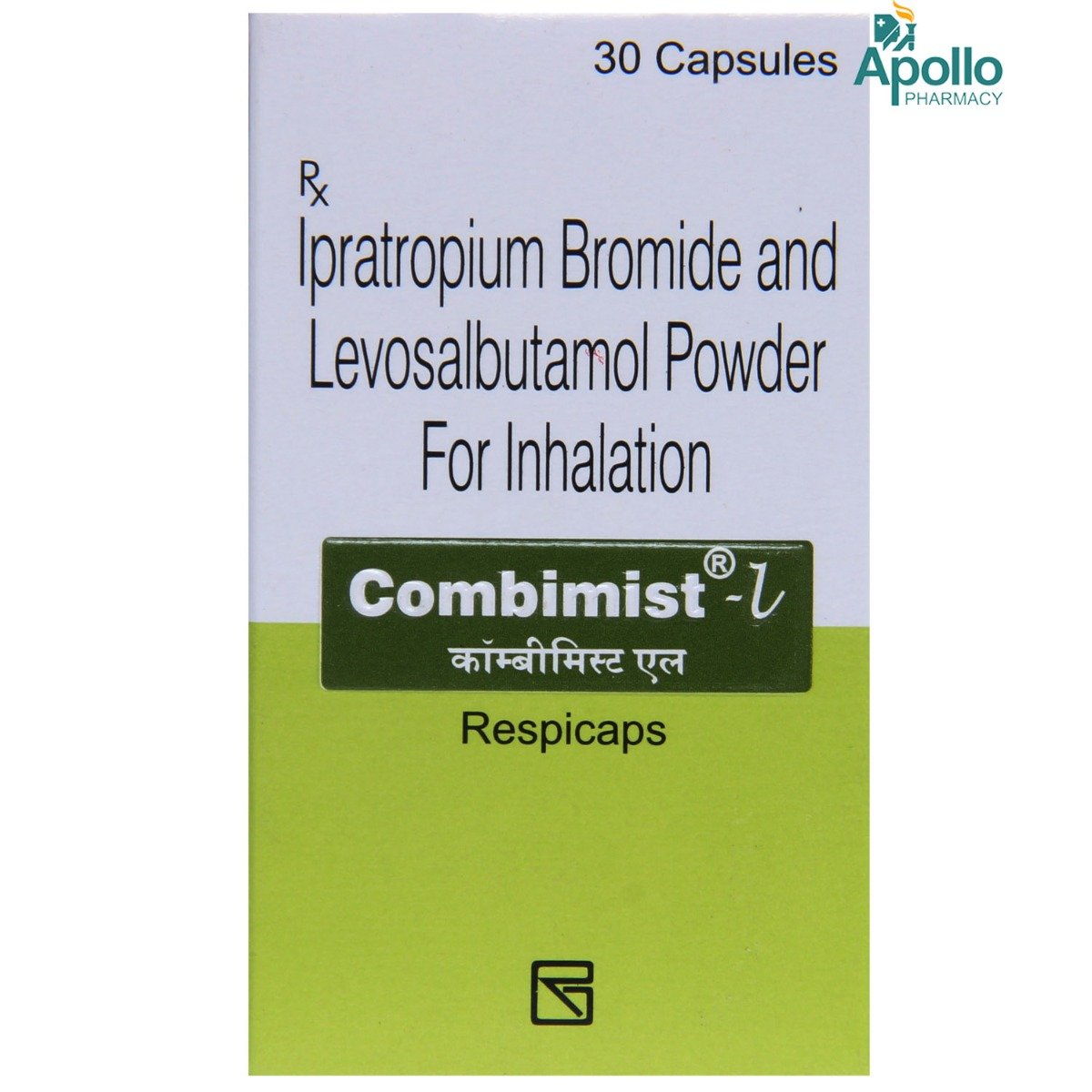 Combimist L Respicap 30's, Pack of 1 RESPICAPS Combimist L Respicap 30's, Pack of 1 RESPICAPS