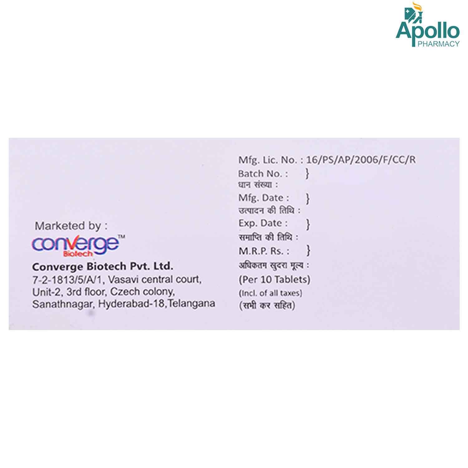 Convistat 10 Tablet 10's, Pack of 10 TabletS Convistat 10 Tablet 10's, Pack of 10 TabletS