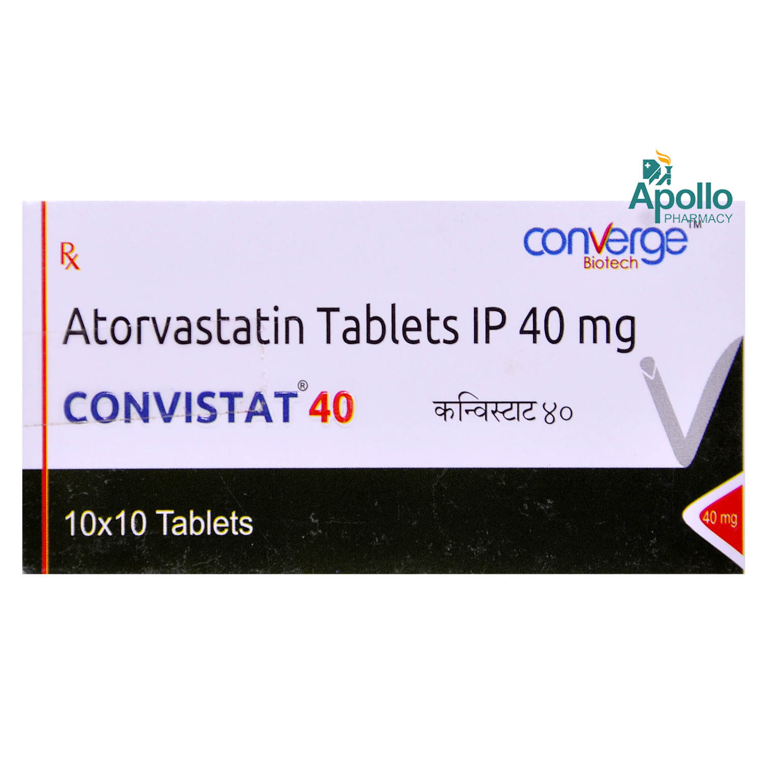 Convistat 40 Tablet 10's, Pack of 10 TABLETS Convistat 40 Tablet 10's, Pack of 10 TABLETS