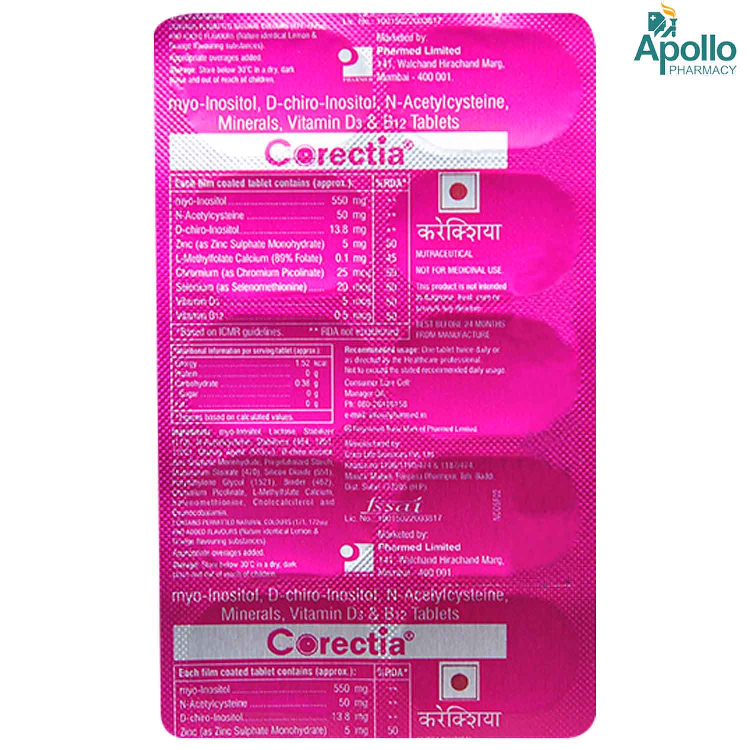 Corectia Tablets 10's, Pack of 10 Corectia Tablets 10's, Pack of 10