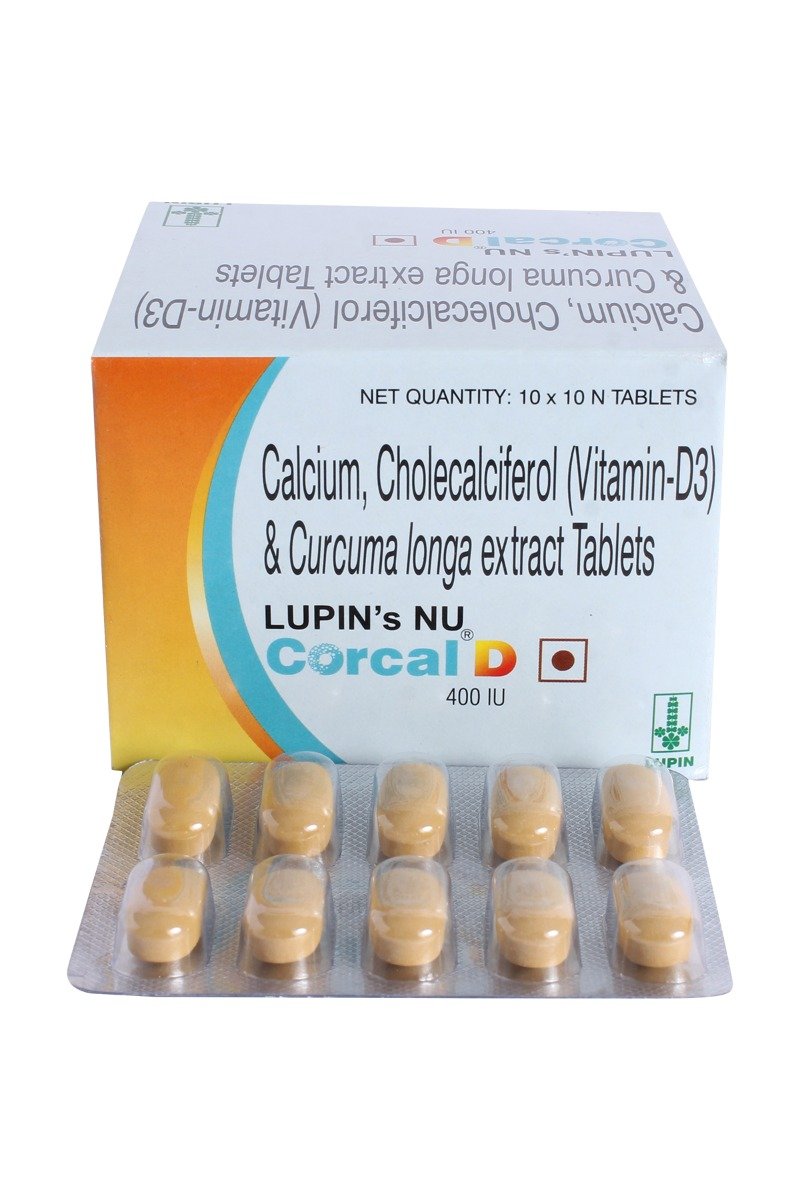 Corcal D 400IU Tablet 10's, Pack of 10 Corcal D 400IU Tablet 10's, Pack of 10