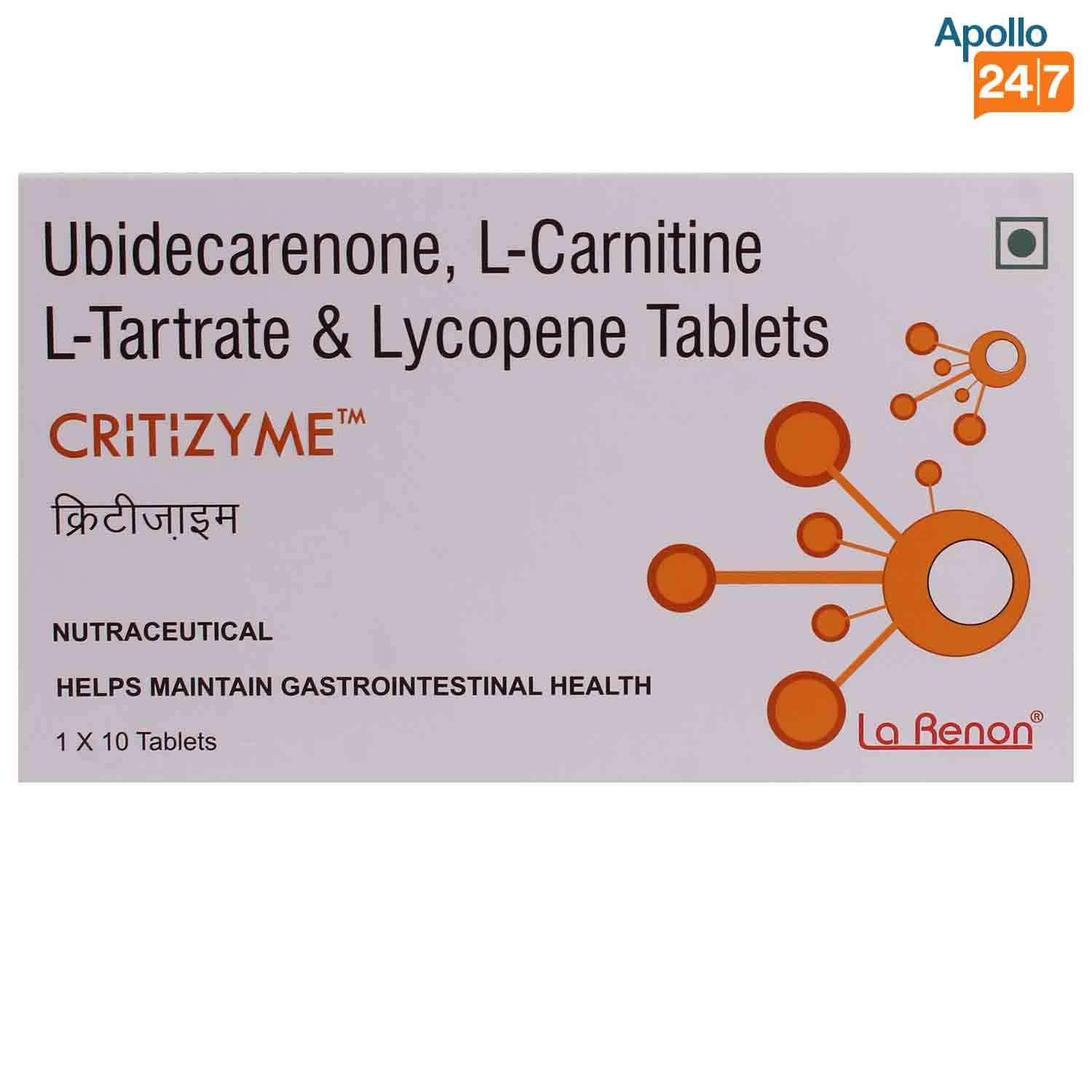 Critizyme Tablet 10's, Pack of 10 Critizyme Tablet 10's, Pack of 10