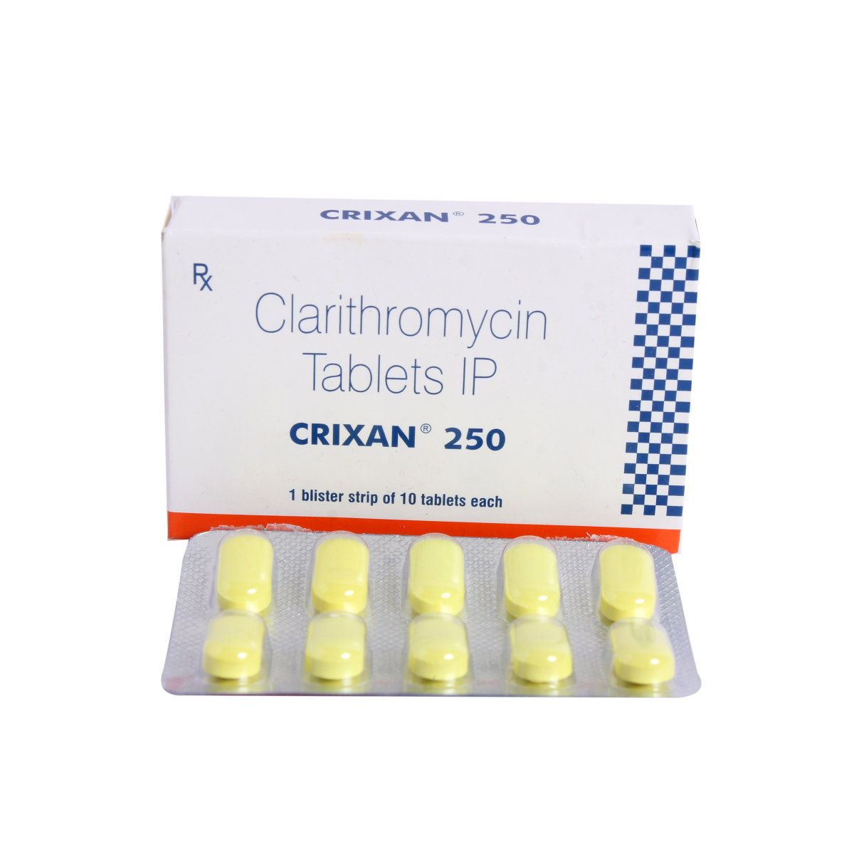 Crixan 250mg Tablet 10's, Pack of 10 TabletS Crixan 250mg Tablet 10's, Pack of 10 TabletS