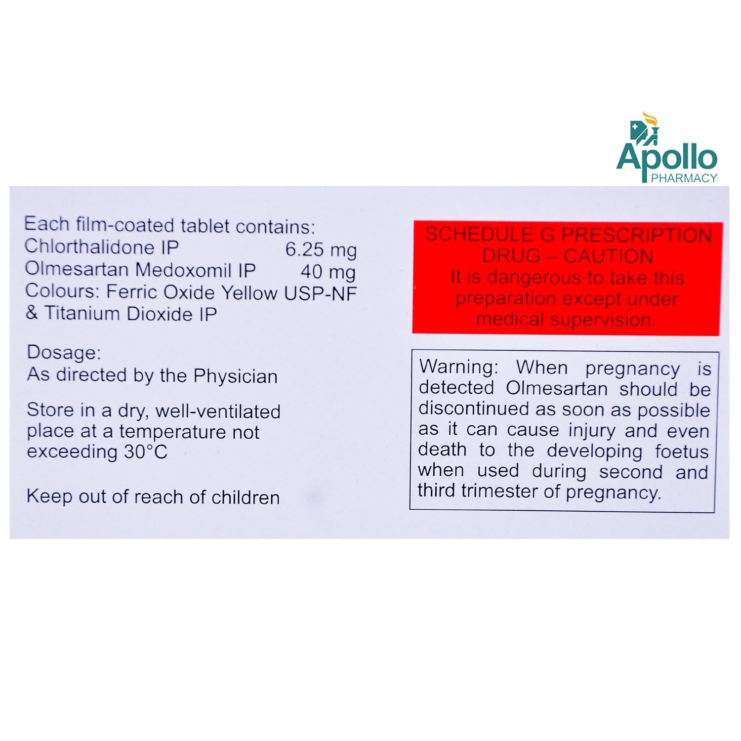 CTD-O 6.25/40 Tablet 10's, Pack of 10 TABLETS CTD-O 6.25/40 Tablet 10's, Pack of 10 TABLETS