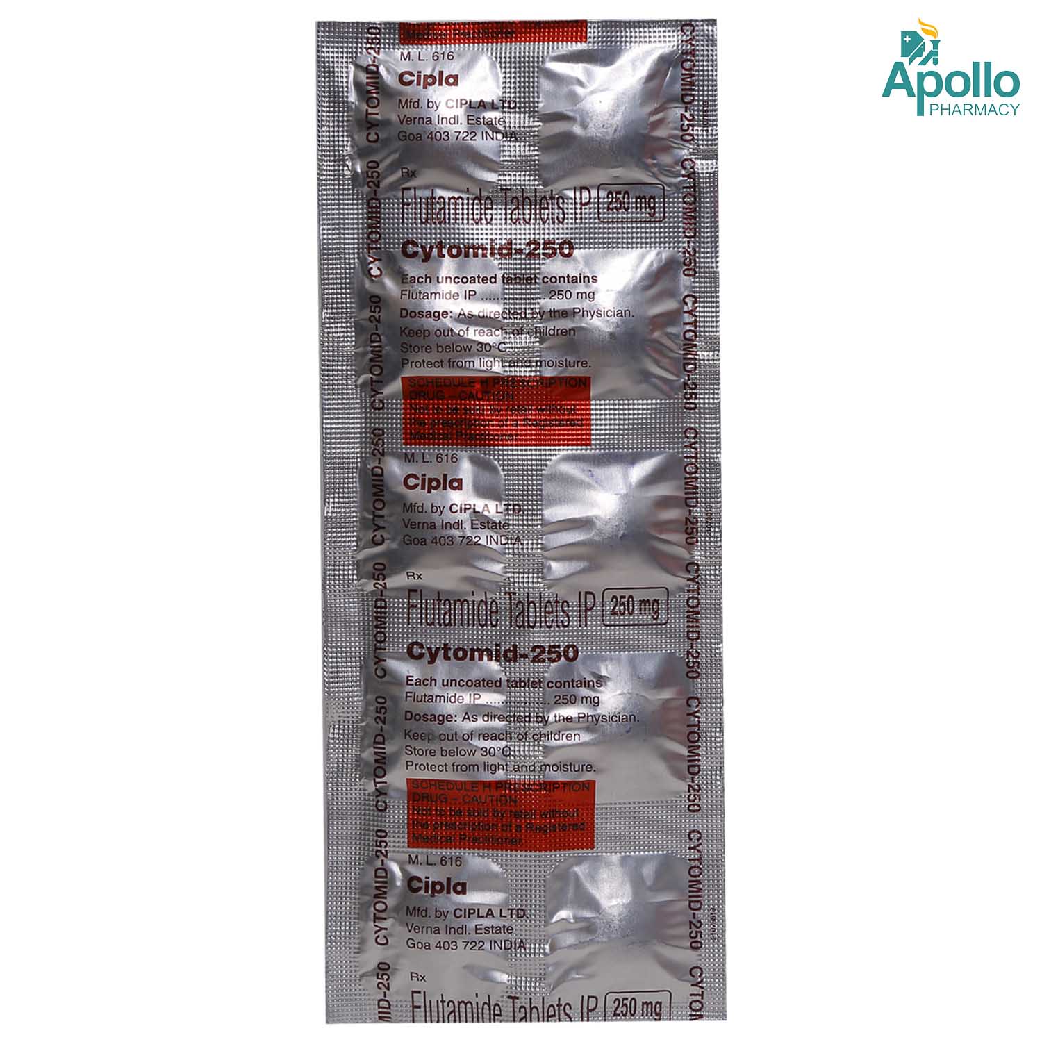 Cytomid 250 Tablet 10's, Pack of 10 TABLETS Cytomid 250 Tablet 10's, Pack of 10 TABLETS