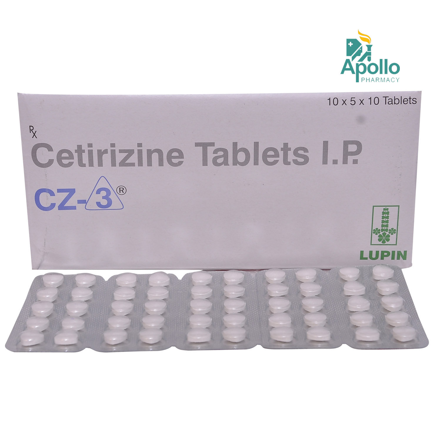 CZ-3 Tablet 10's, Pack of 10 TABLETS CZ-3 Tablet 10's, Pack of 10 TABLETS