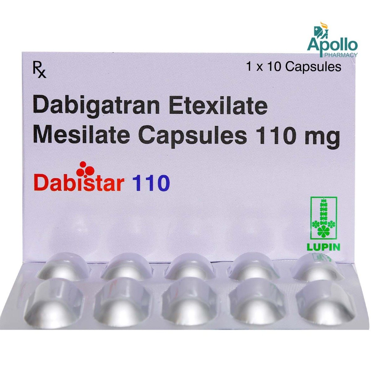 Dabistar 110 Capsule 10's, Pack of 10 CAPSULES Dabistar 110 Capsule 10's, Pack of 10 CAPSULES