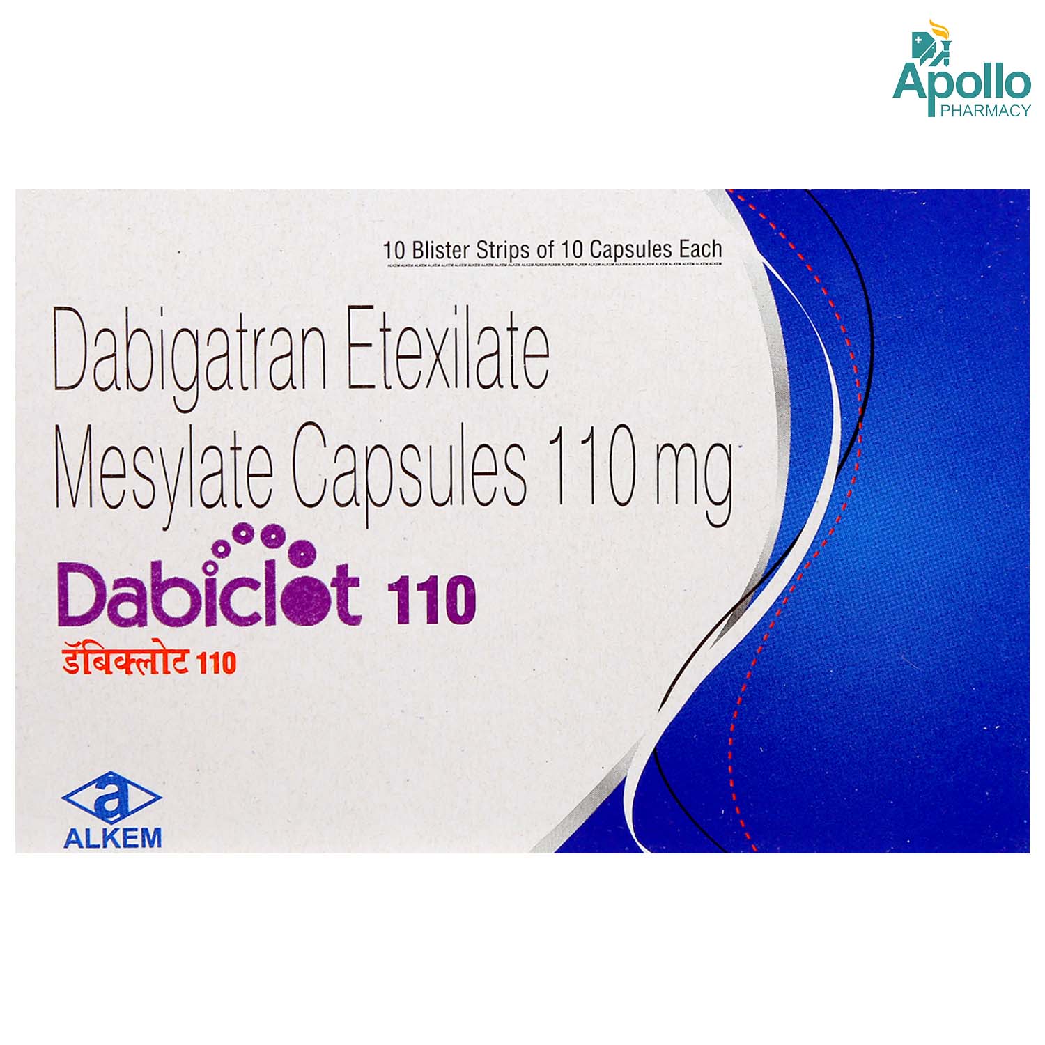 Dabiclot 110 Capsule 10's, Pack of 10 CAPSULES Dabiclot 110 Capsule 10's, Pack of 10 CAPSULES