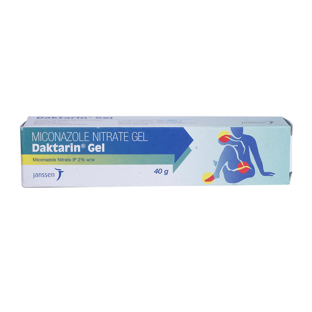 Daktarin 2% Gel 40 gm, Pack of 1 Gel Daktarin 2% Gel 40 gm, Pack of 1 Gel