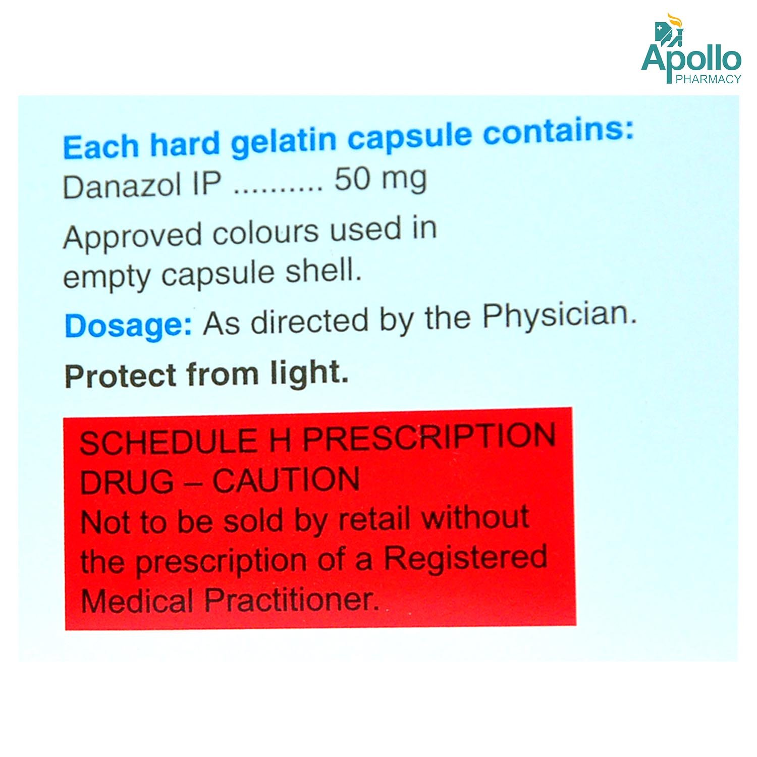 Danogen-50 Capsule 10's, Pack of 10 CAPSULES Danogen-50 Capsule 10's, Pack of 10 CAPSULES