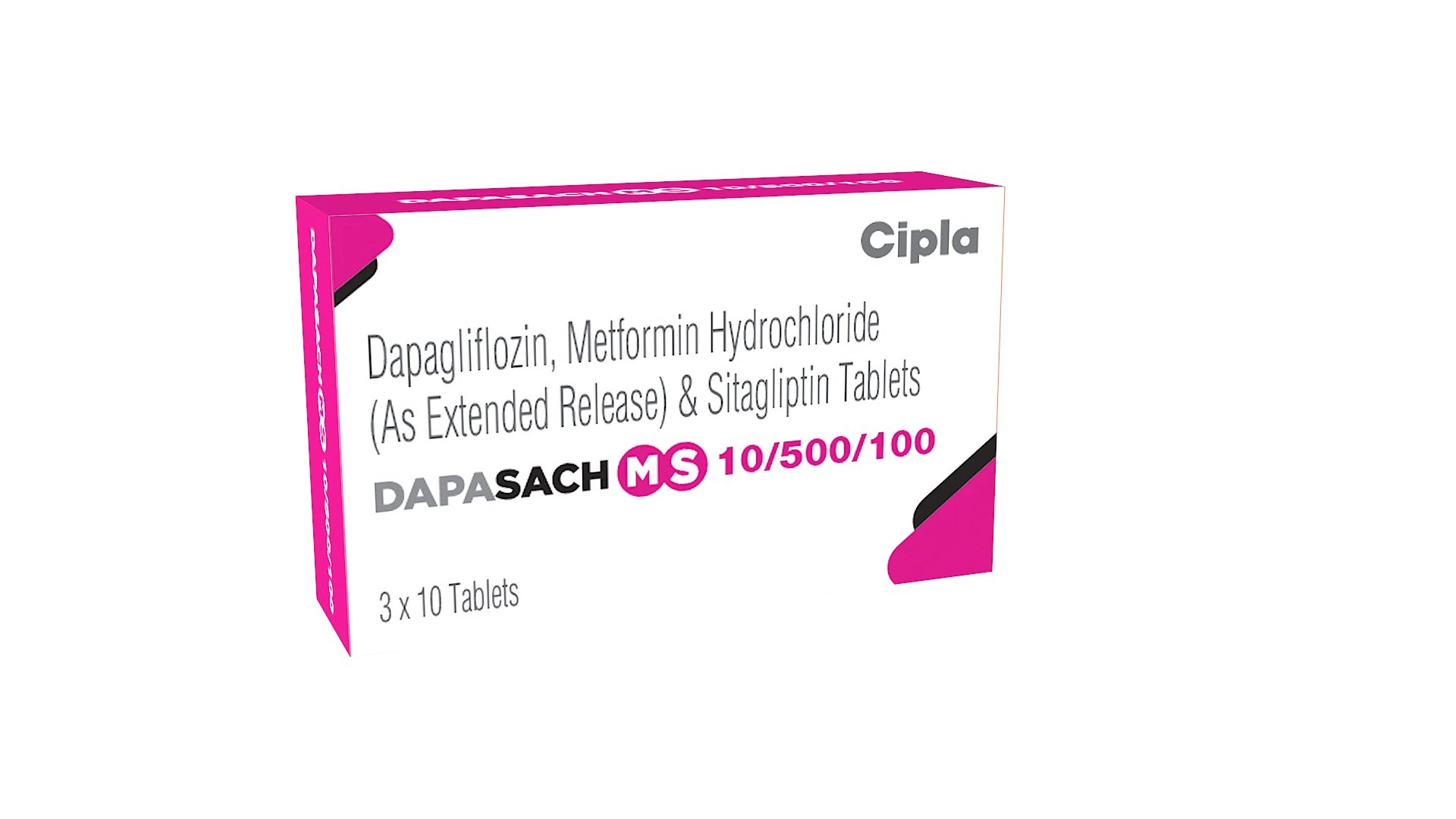 Dapasach MS 10/500/100 Tablet 10's, Pack of 10 TABLETS Dapasach MS 10/500/100 Tablet 10's, Pack of 10 TABLETS