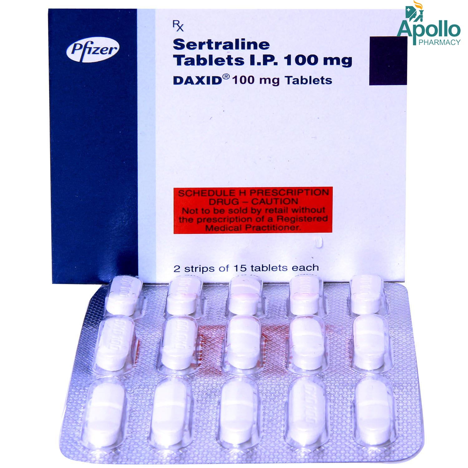 Daxid 100 Tablet 15's, Pack of 15 TABLETS Daxid 100 Tablet 15's, Pack of 15 TABLETS