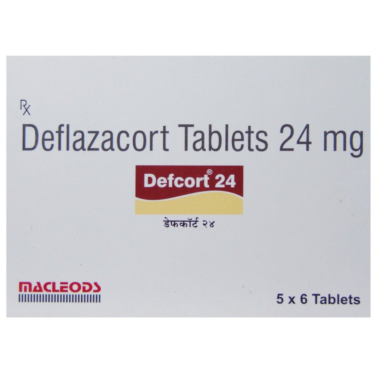 Defcort 24 Tablet 6's, Pack of 6 TABLETS Defcort 24 Tablet 6's, Pack of 6 TABLETS