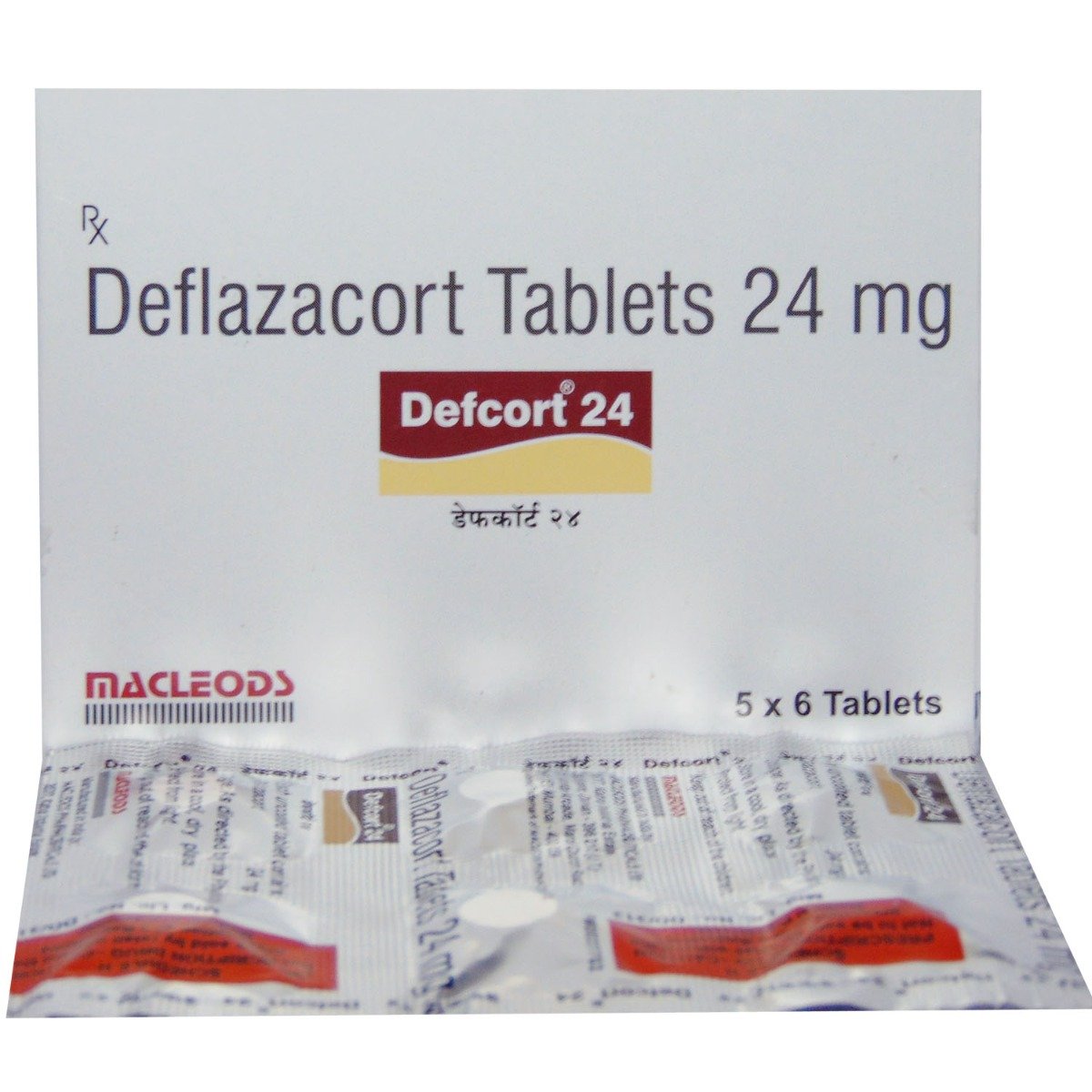 Defcort 24 Tablet 6's, Pack of 6 TABLETS Defcort 24 Tablet 6's, Pack of 6 TABLETS