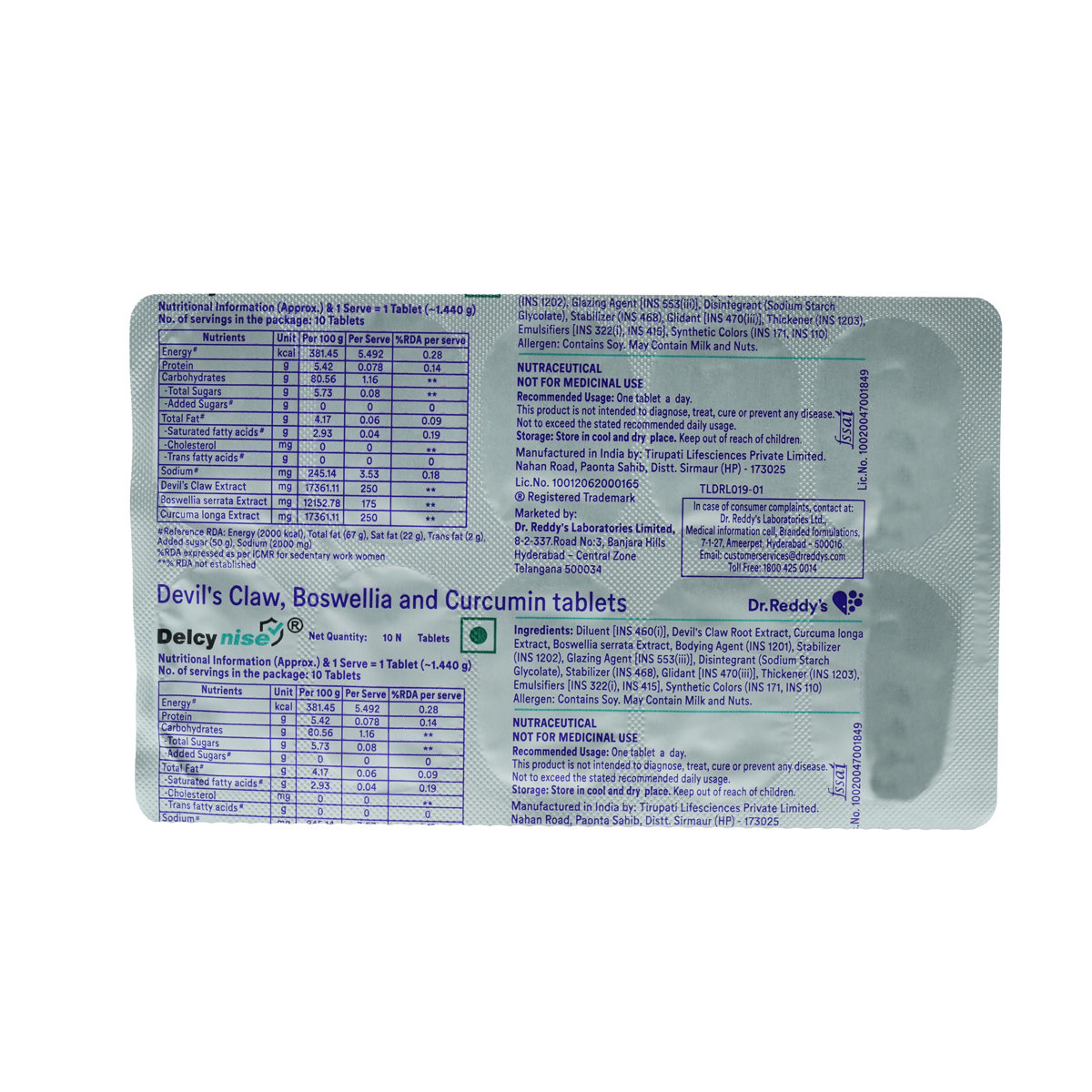 Delcynise Tablet 10's, Pack of 10 Delcynise Tablet 10's, Pack of 10