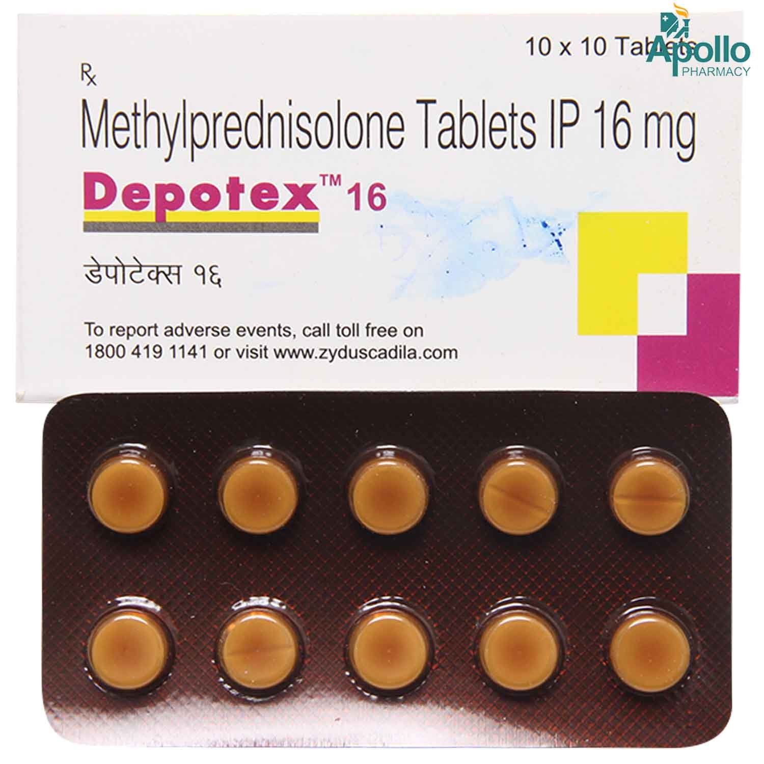 Depotex 16 Tablet 10's, Pack of 10 TABLETS Depotex 16 Tablet 10's, Pack of 10 TABLETS