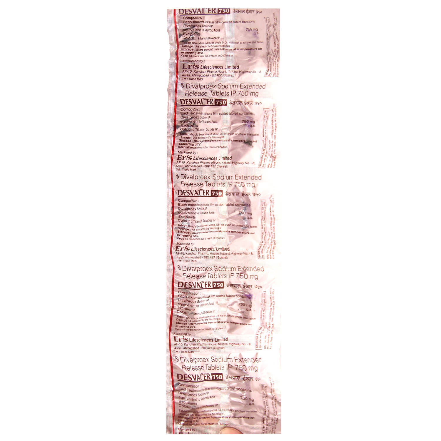 Desval ER 750 Tablet 10's, Pack of 10 TABLETS Desval ER 750 Tablet 10's, Pack of 10 TABLETS
