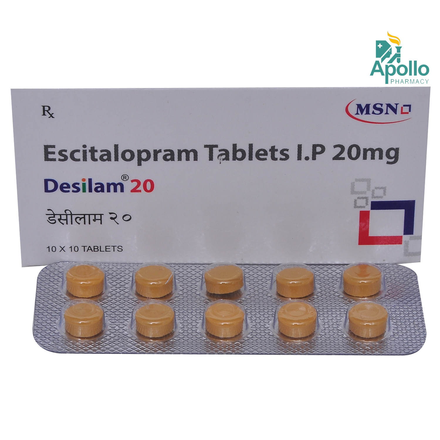 Desilam 20 Tablet 10's, Pack of 10 TABLETS Desilam 20 Tablet 10's, Pack of 10 TABLETS