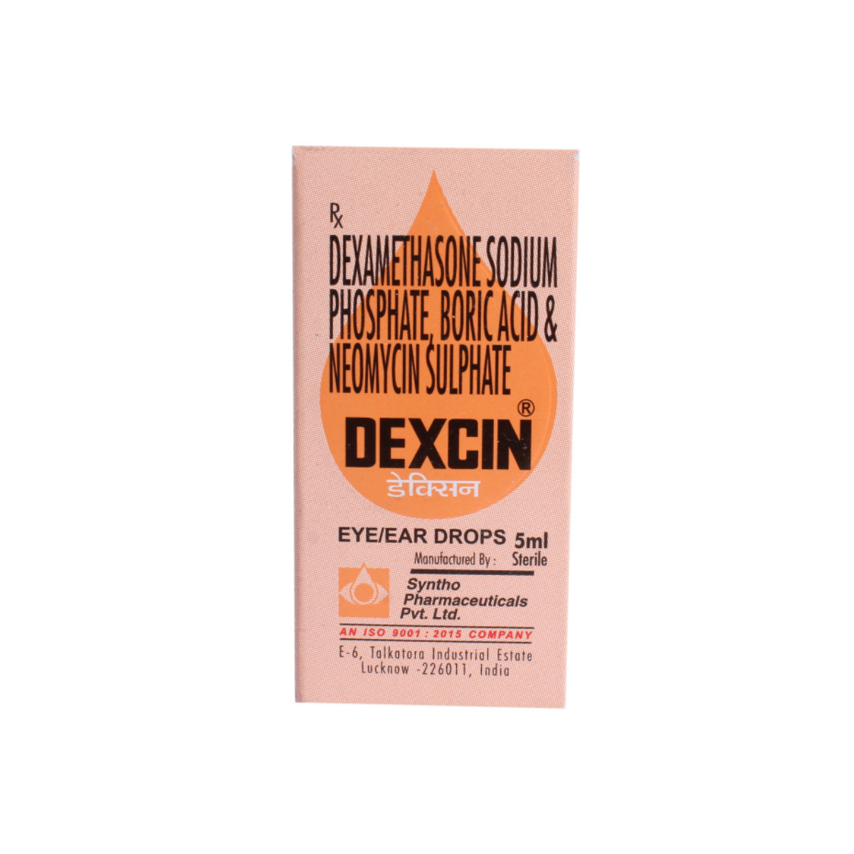 Dexcin Eye/Ear Drops 5 ml, Pack of 1 Drops Dexcin Eye/Ear Drops 5 ml, Pack of 1 Drops