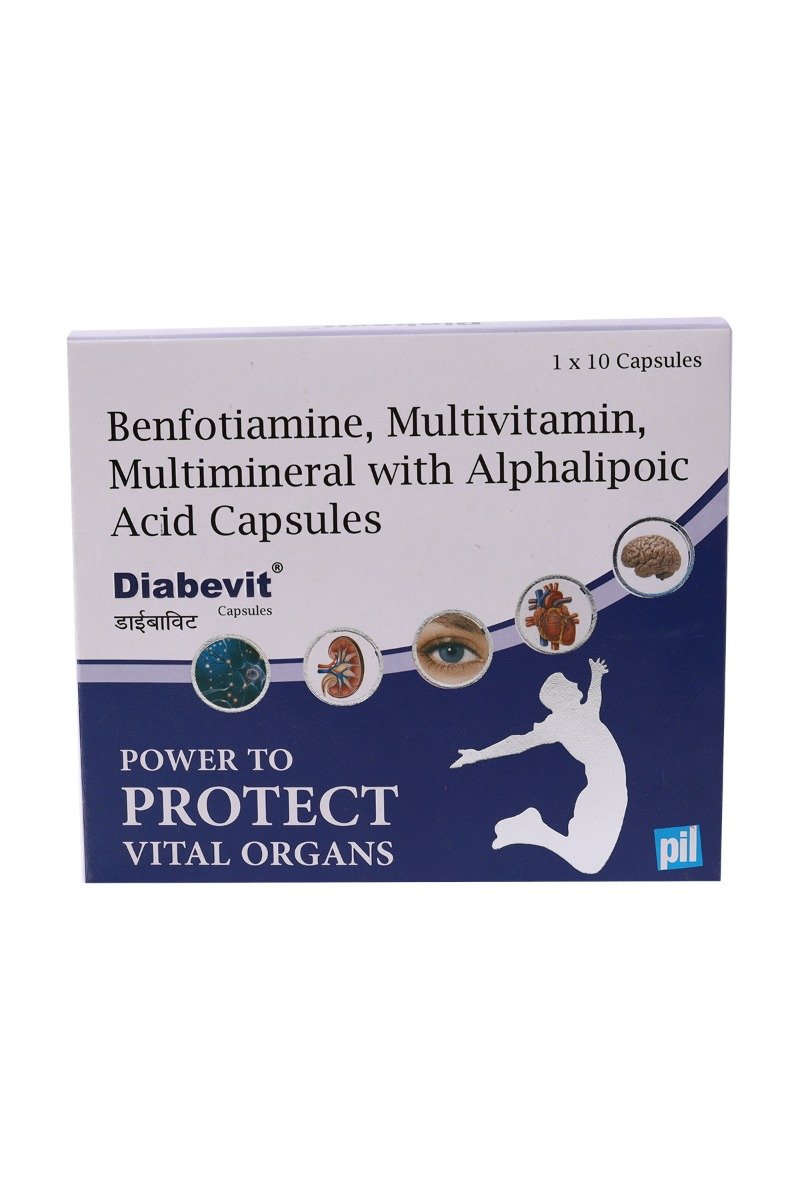 Diabevit Capsule 10's, Pack of 10 Diabevit Capsule 10's, Pack of 10