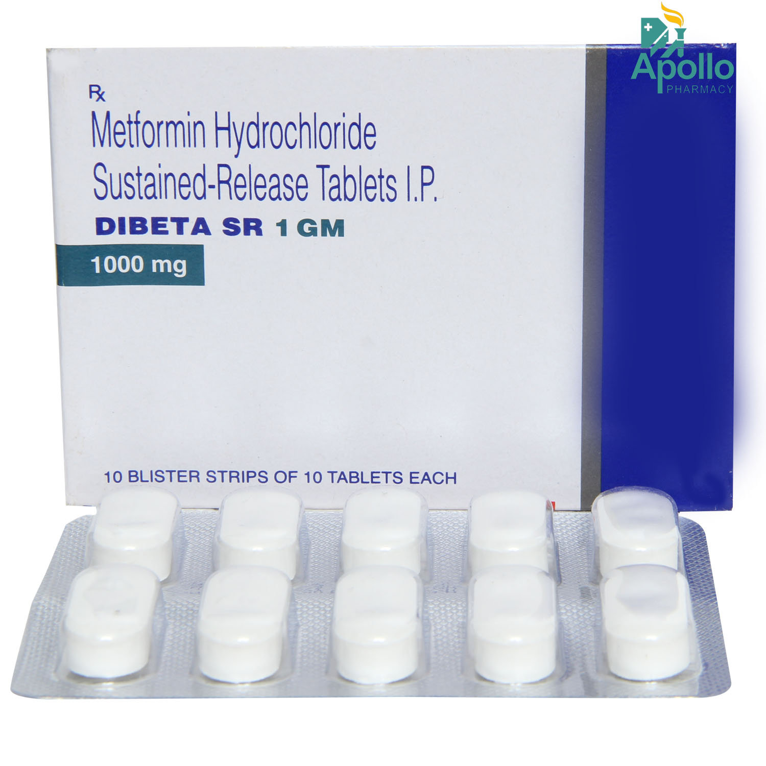 Dibeta SR 1 gm Tablet 10's, Pack of 10 TABLETS Dibeta SR 1 gm Tablet 10's, Pack of 10 TABLETS