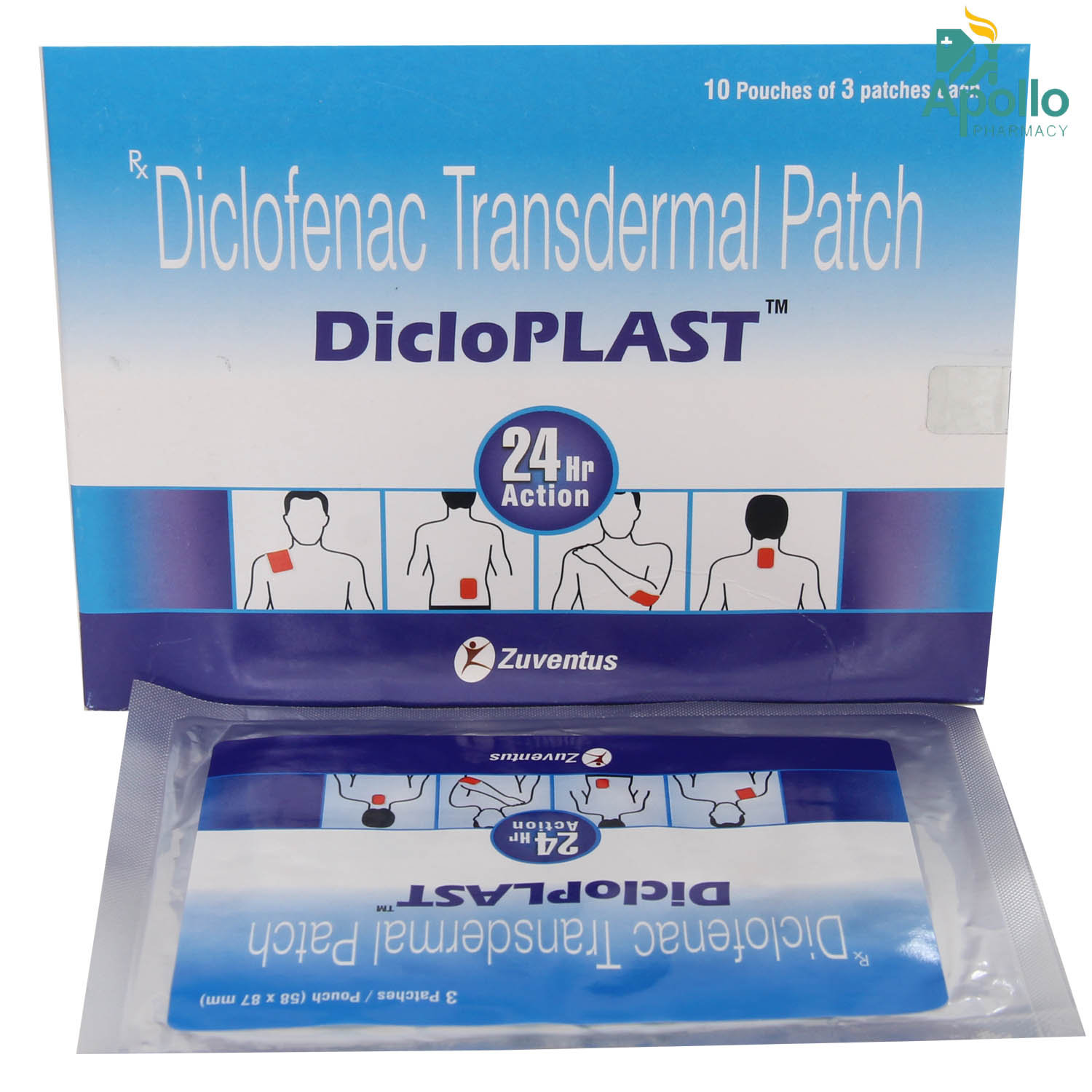 Dicloplast Patch 3's, Pack of 1 PATCH Dicloplast Patch 3's, Pack of 1 PATCH